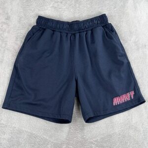 Monet Skateboards Logo Mesh Gym Shorts S Navy Mens Skate Streetwear Basketball